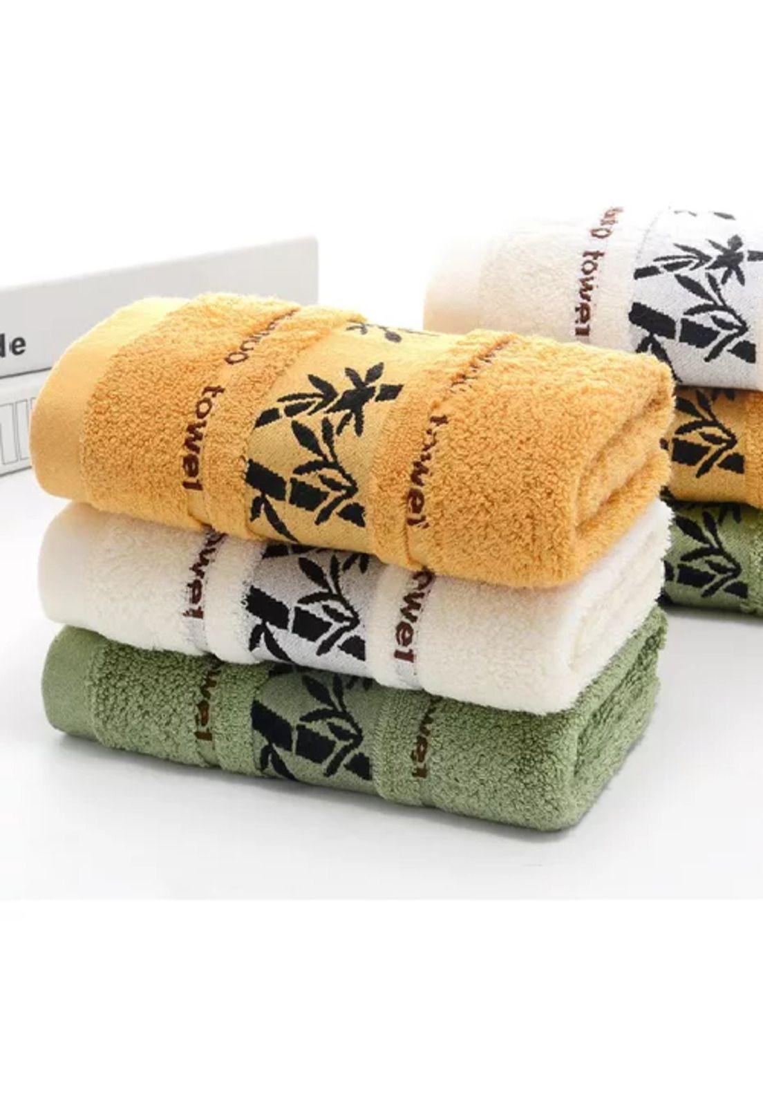 Set de 6 toallas de baño de algodón, bamboo, súper suaves-4