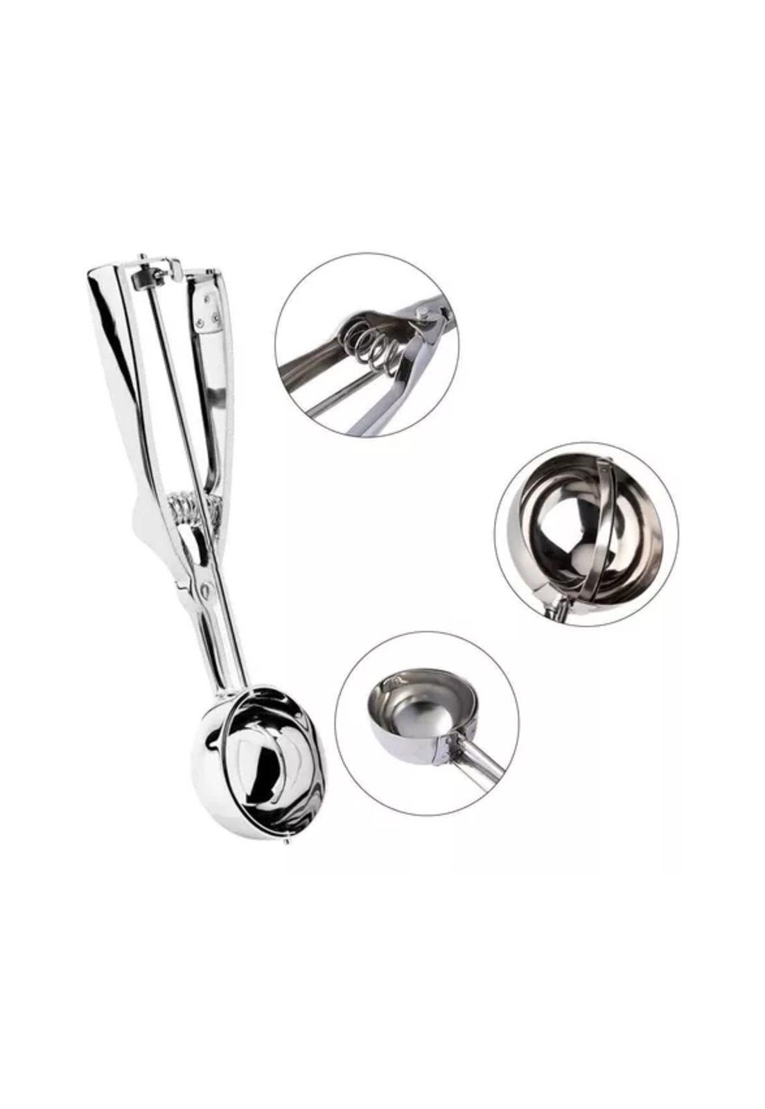 Cuchara helado , color plata-2