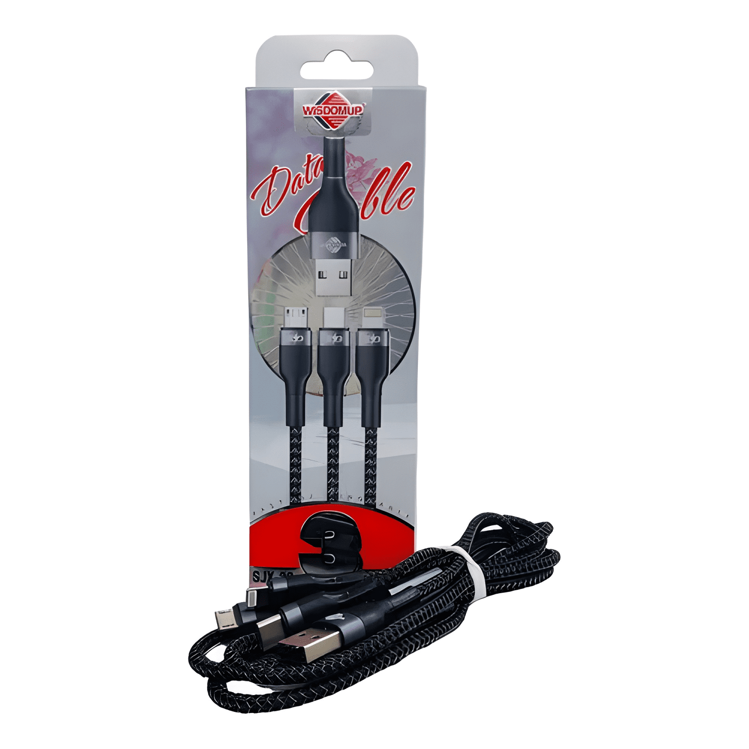 Cable cargador USB 3 en 1 micro(v8)/tipo c/lightning-3