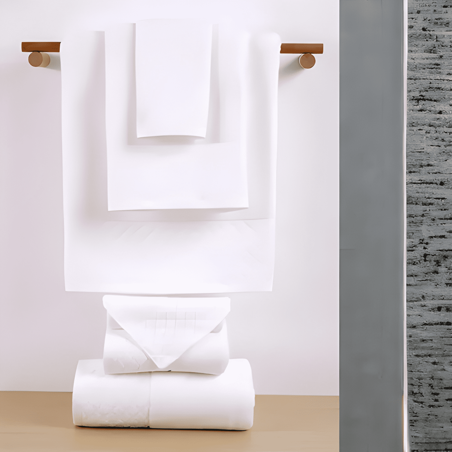 Toalla de baño homey 100% algodón liso 70x130cm con bordado-3