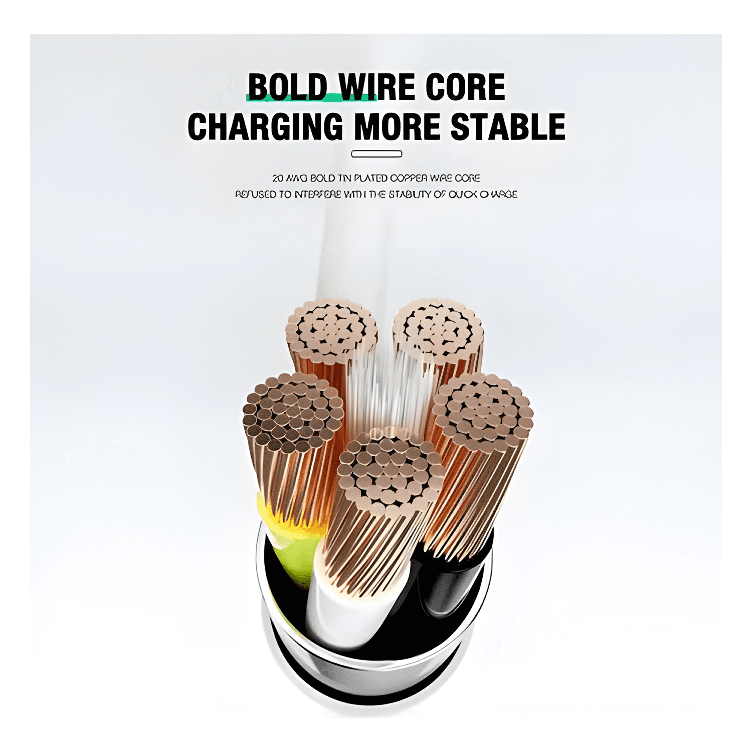 Cable USB a tipo c 2m 100w carga y datos aspor a108l Blanco-3