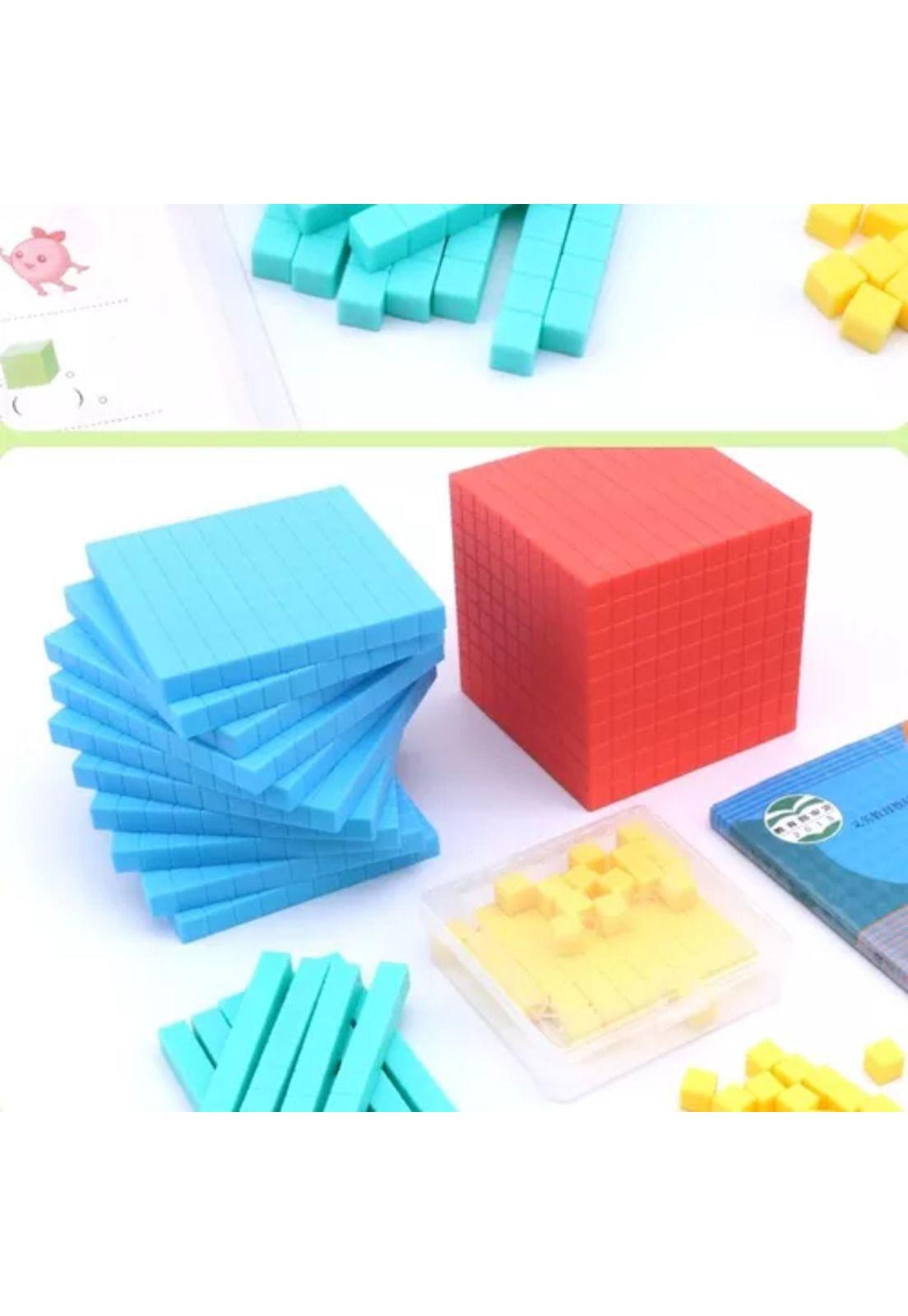 Bloque multibase base 10 conectable de 122 piezas amarillo-7