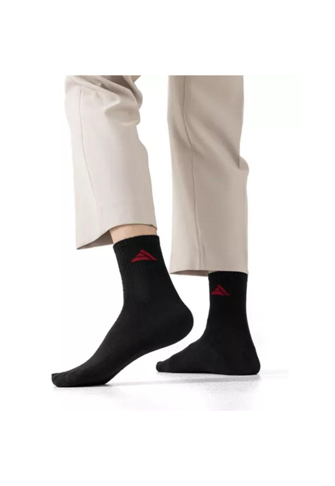Pack de 12 calcetines largos de bambú para hombre, deportivos, multicolor, talla 39-44-5