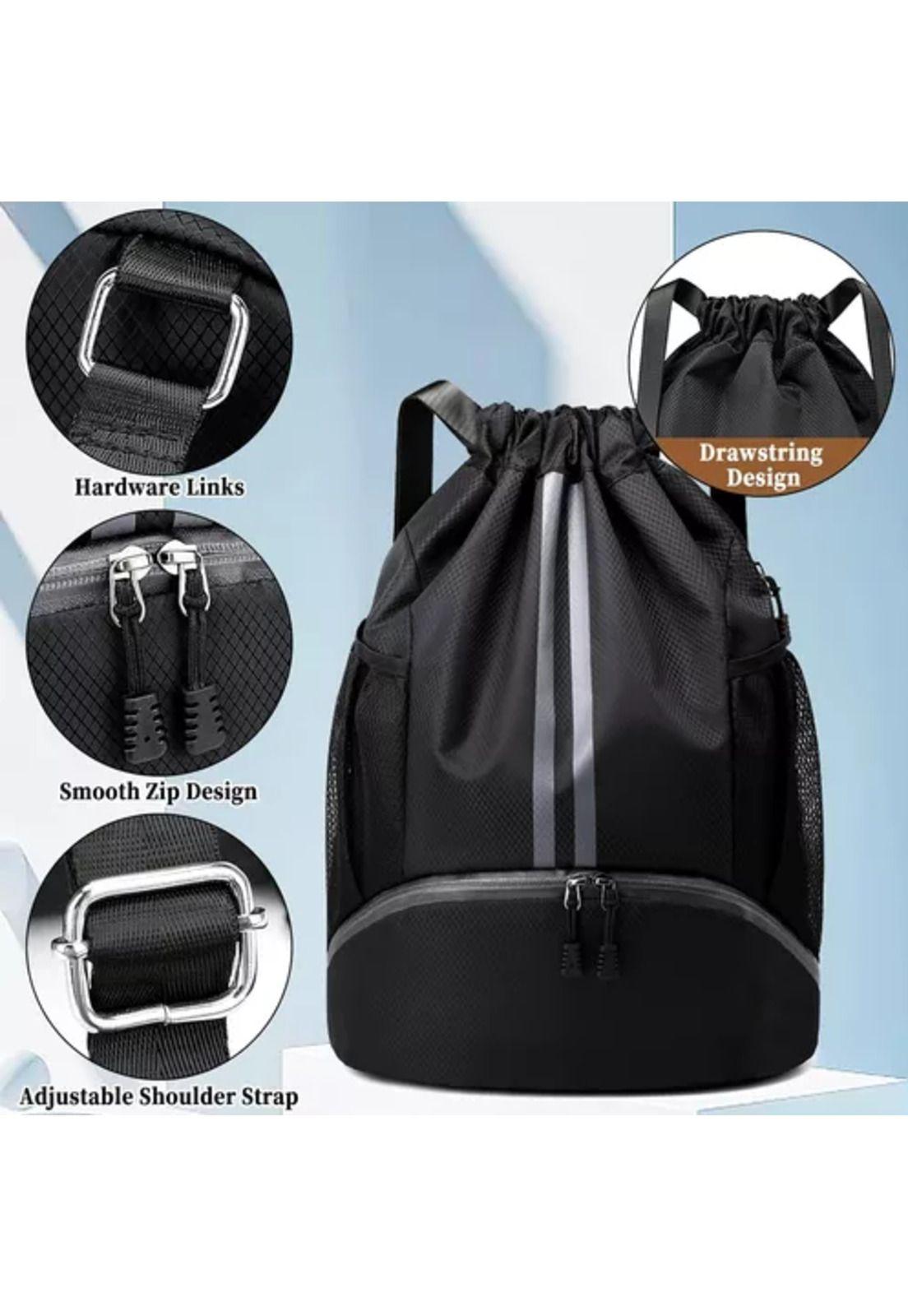 Mochila de baloncesto, bolso con cordón, bolsa de equitación-2