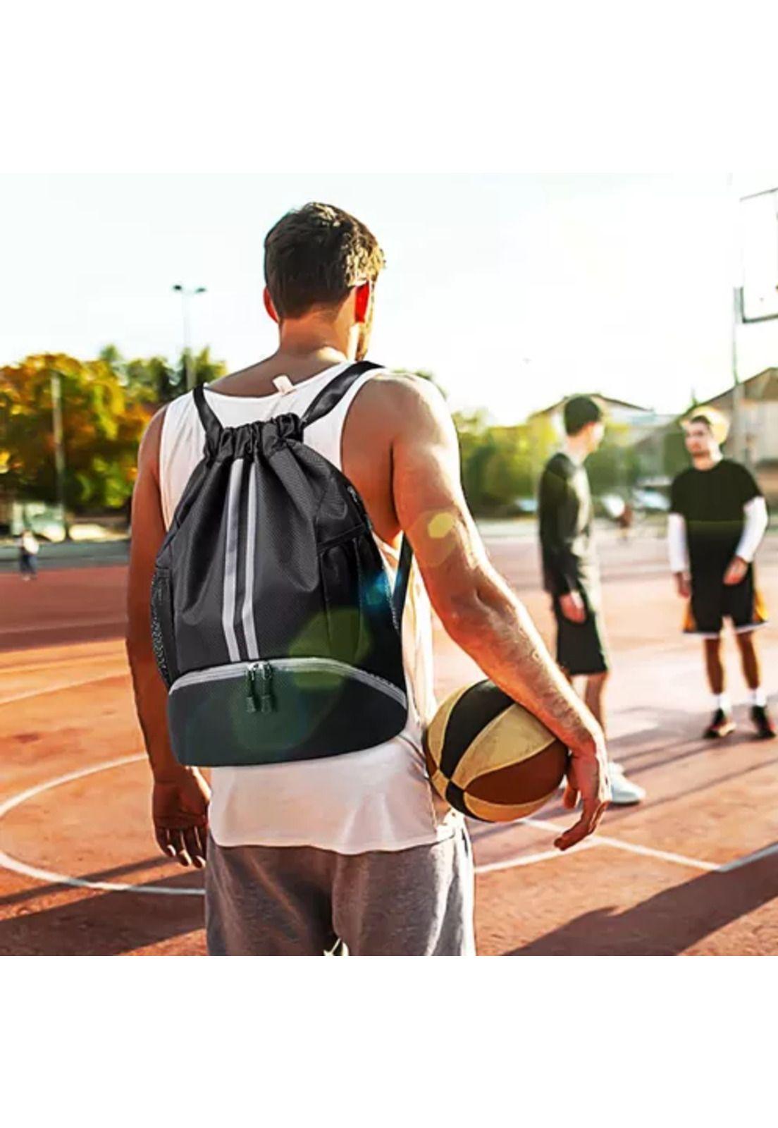 Mochila de baloncesto, bolso con cordón, bolsa de equitación-3