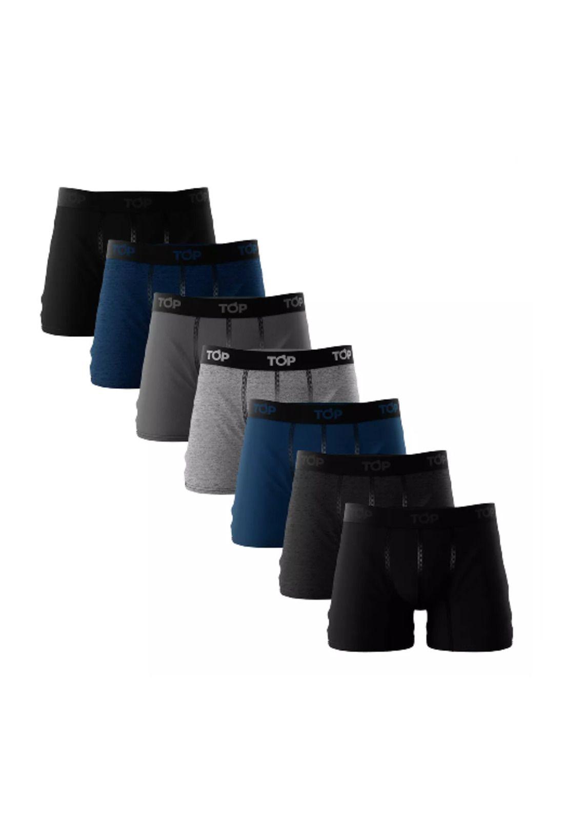 Bóxer medio algodón talla L, pack de 7, C5 Top-2
