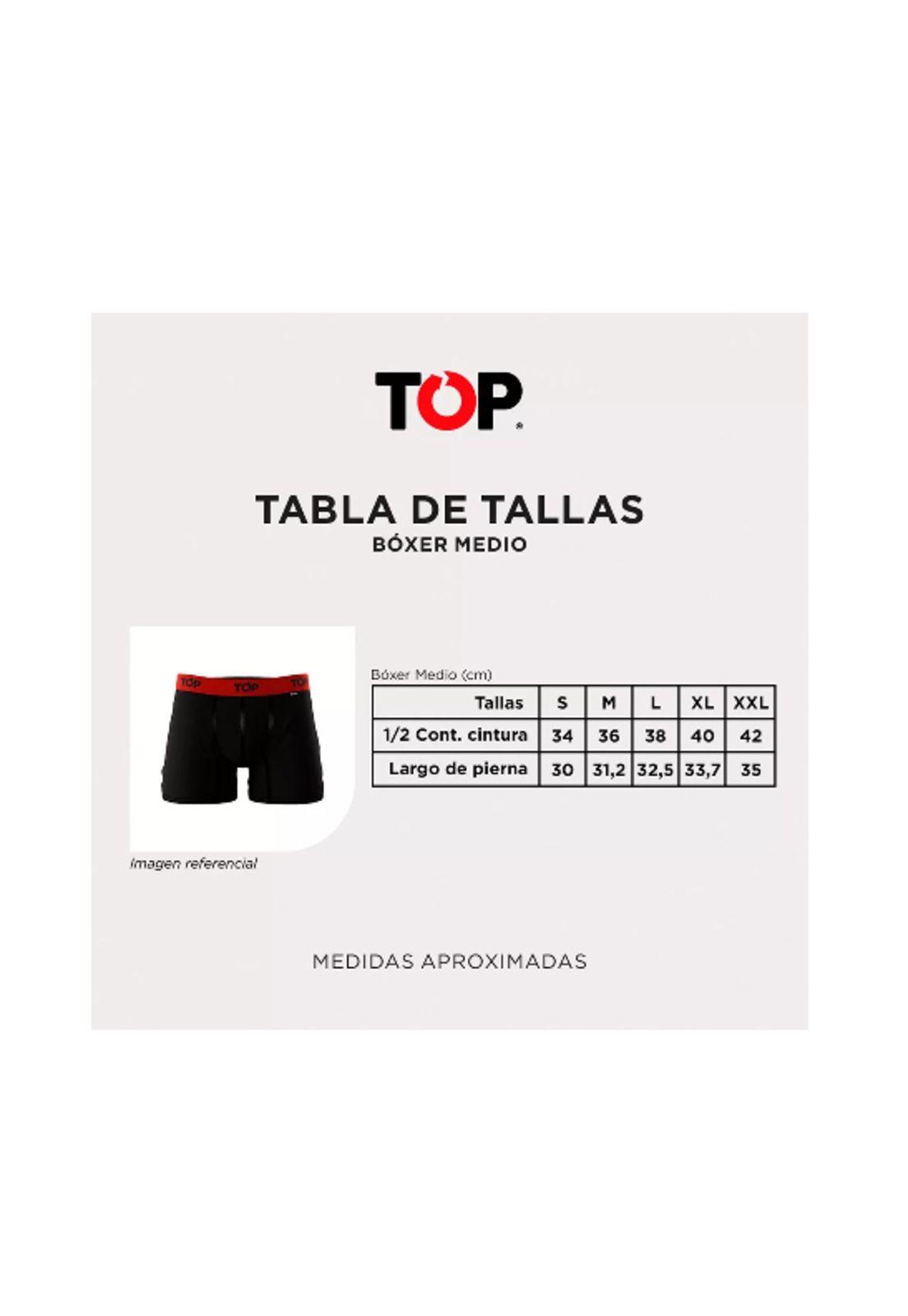 Bóxer medio algodón talla L, pack de 7, C5 Top-4