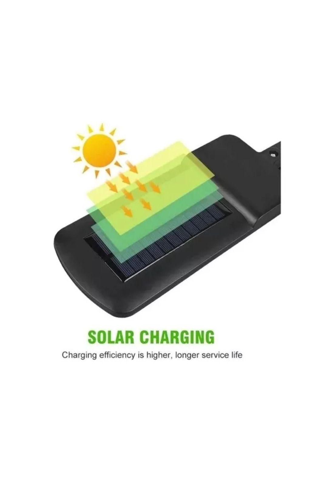 Pack 2 foco solar led con sensor de movimiento exterior negro-3