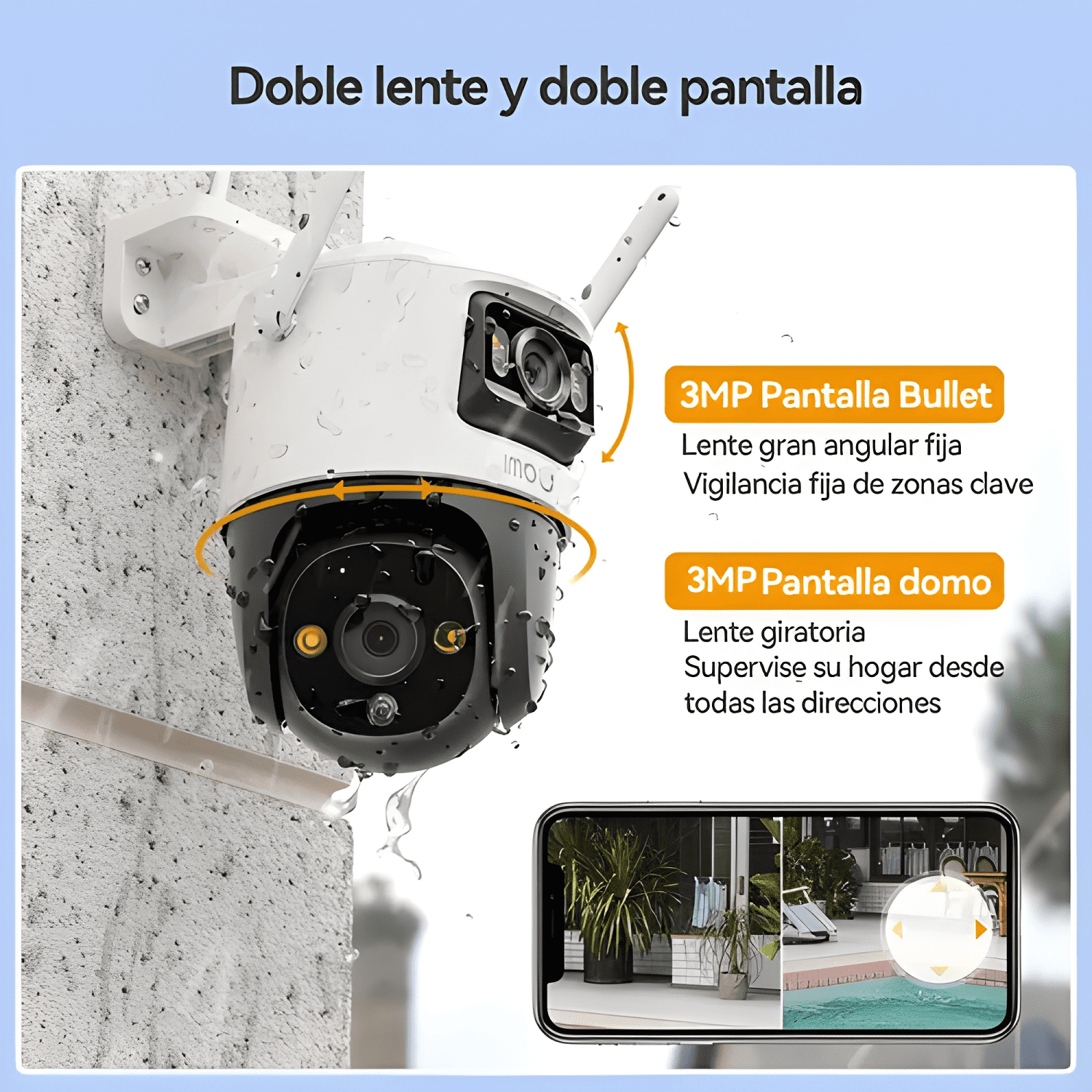 Cámara Seguridad Exterior Imou Cruiser 6mp Wifi S7xn Blanco-2