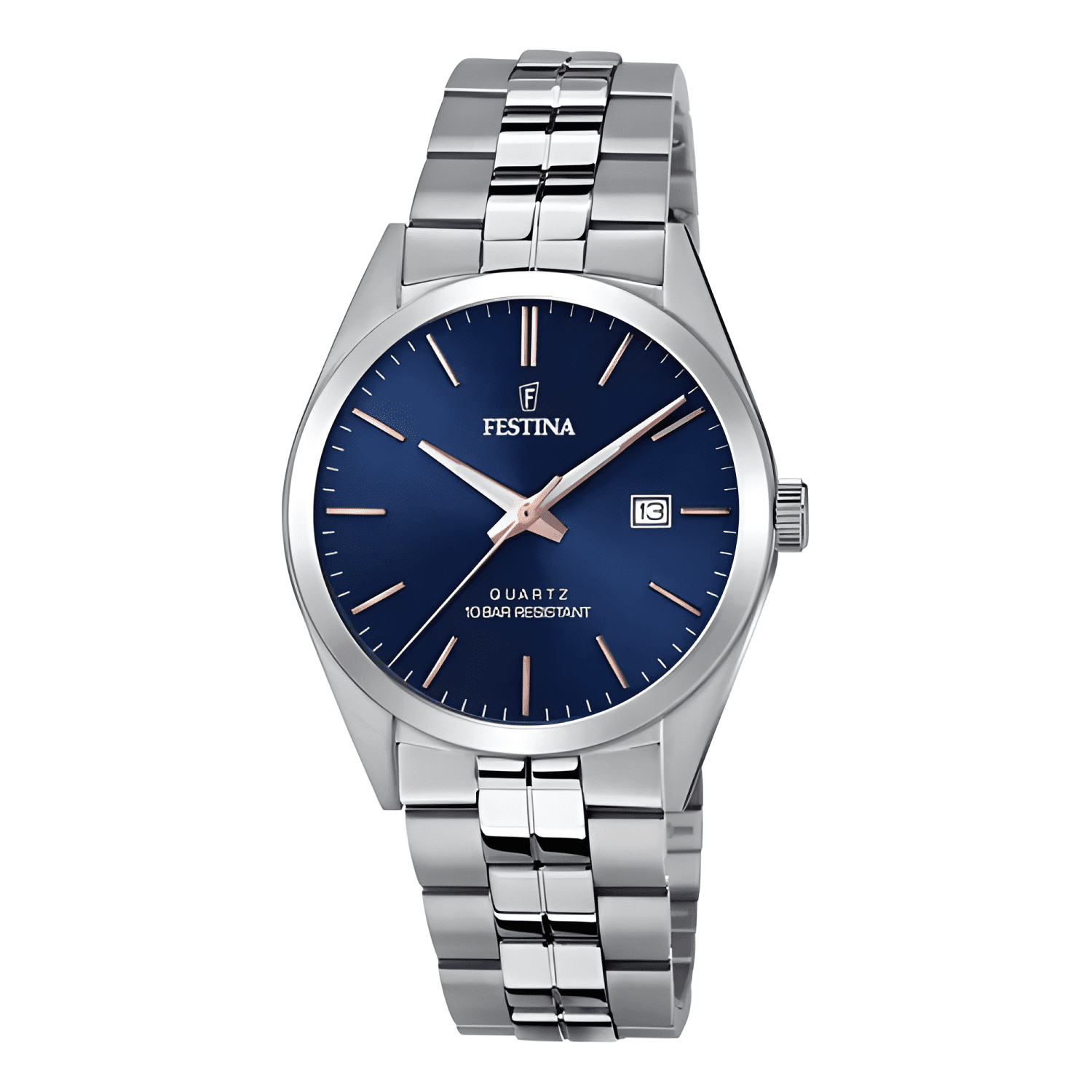Reloj f20437/b festina hombre acero clasico-0