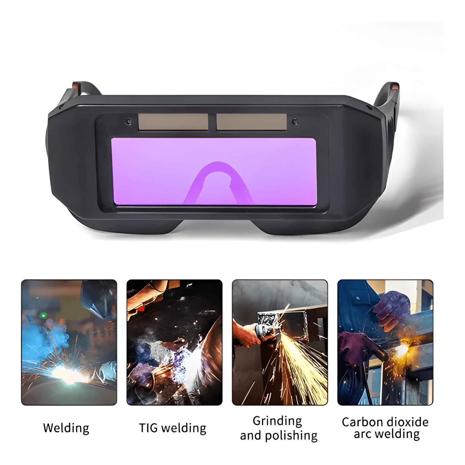 Gafas lentes de seguridad para soldar electrónica solar #1-1