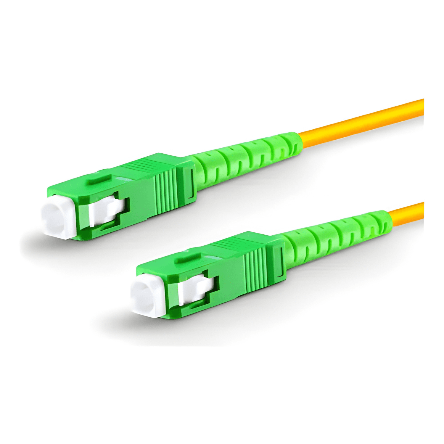 Cable De Red Patch Cord Fibra Óptica 5m Sc/apc Amarillo-2
