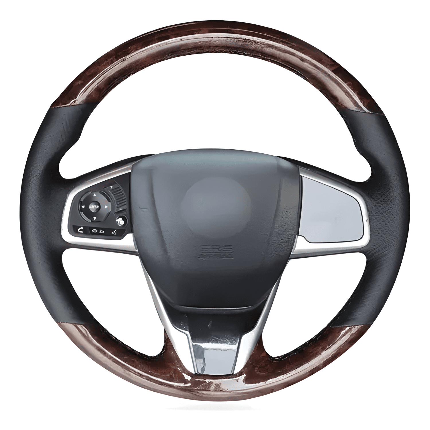 Funda Cubre Volante Cosido Antirresbalante Auto Plus-0