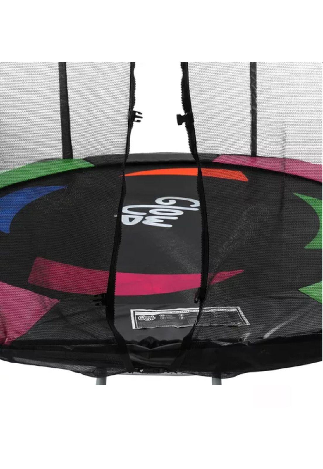 Cama elástica GlowUp 3,05 m 10ft edición exclusiva multicolor-3