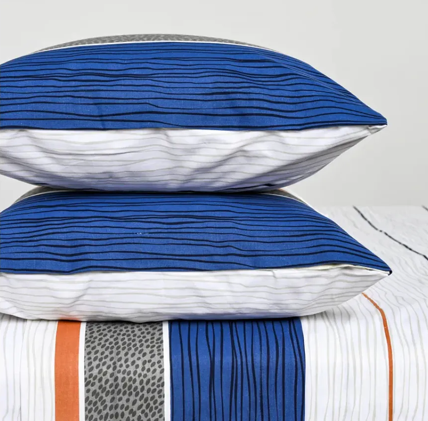 Kit sabana king cannon 144 hilos + 2 almohadas bluesmist-1