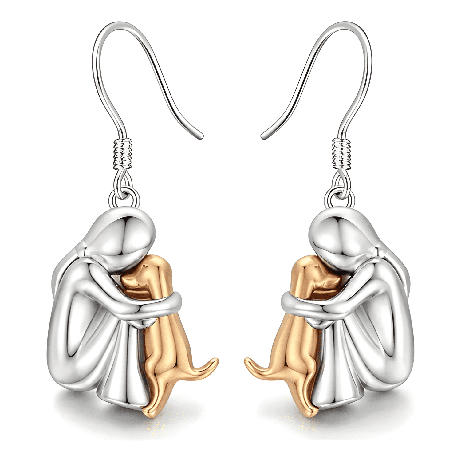 Aros Plata 925 Mujer Perro Mascota Joya Regalo-0