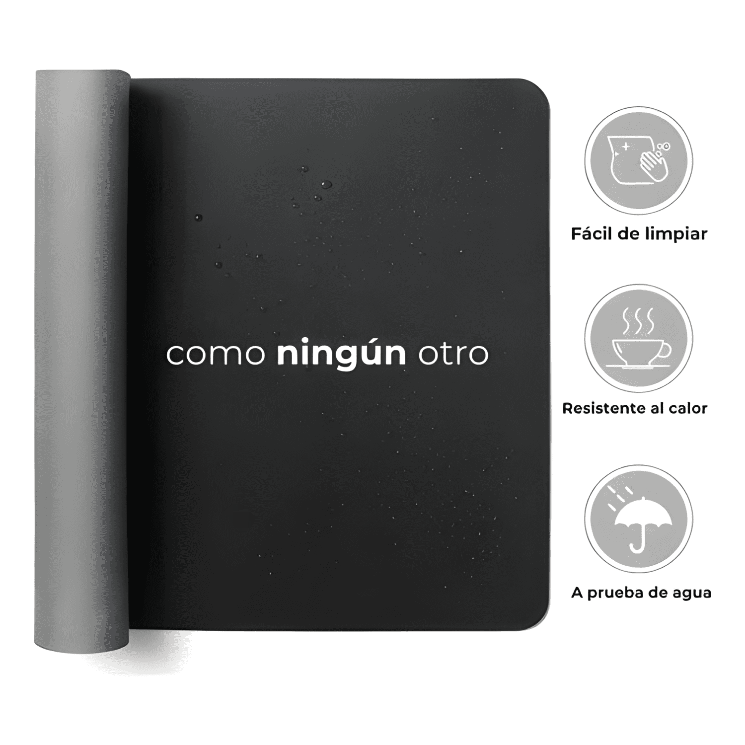 Alfombrilla Mousepad Computech Cuero Sintético 80x40cm-3