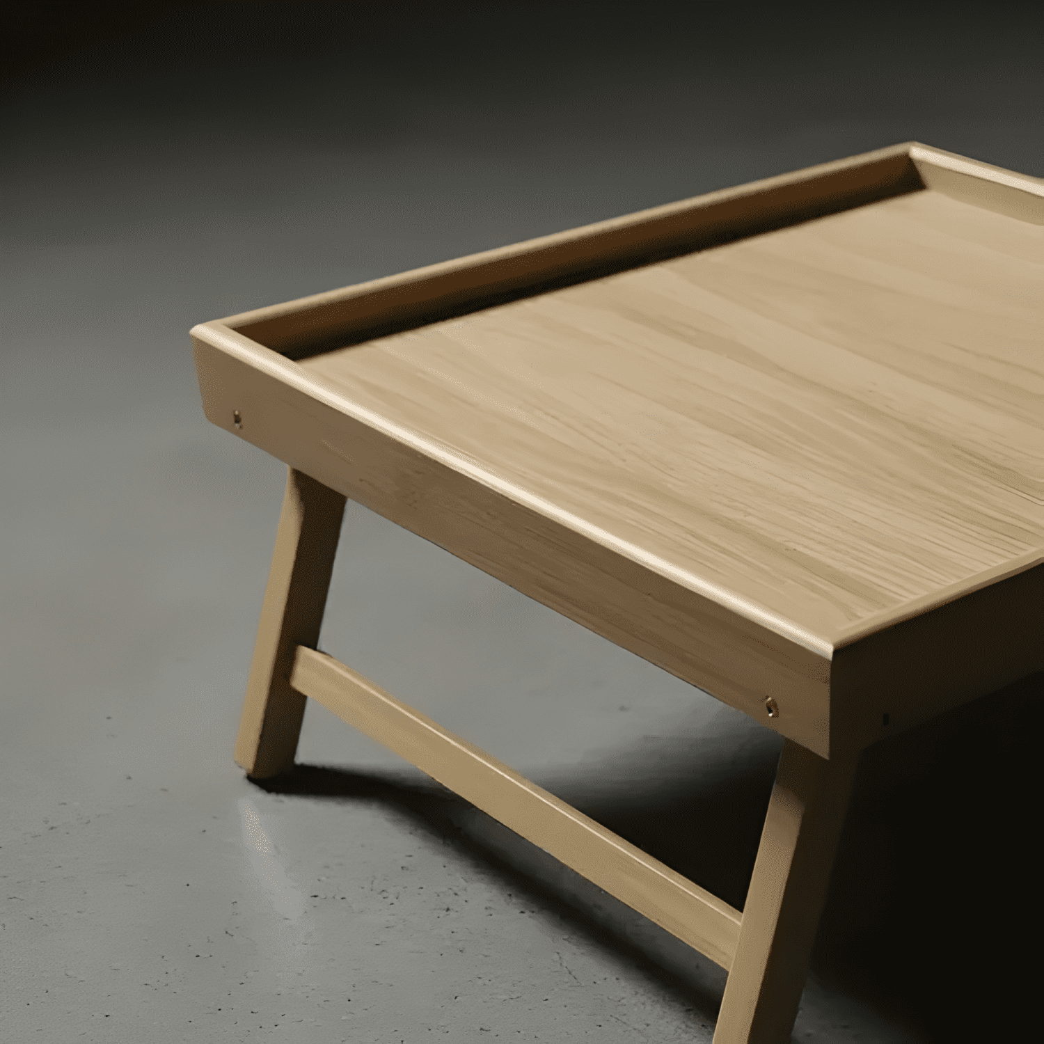 Mesa Desayuno De Bambú Para Cama Plegable-2