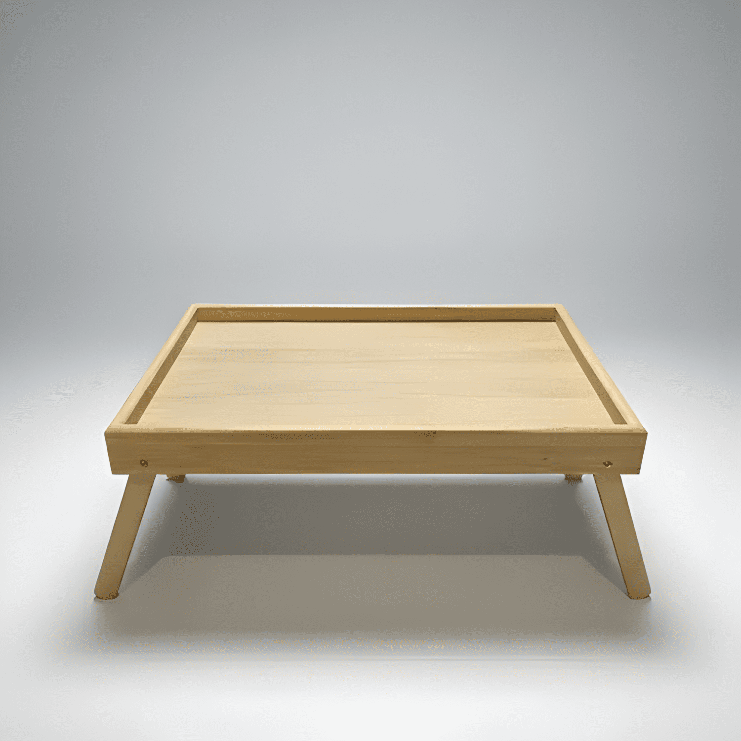 Mesa Desayuno De Bambú Para Cama Plegable-3