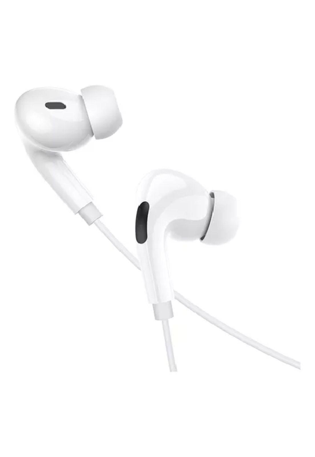 Audífonos digitales Hoco tipo C con control de voz blanco-2