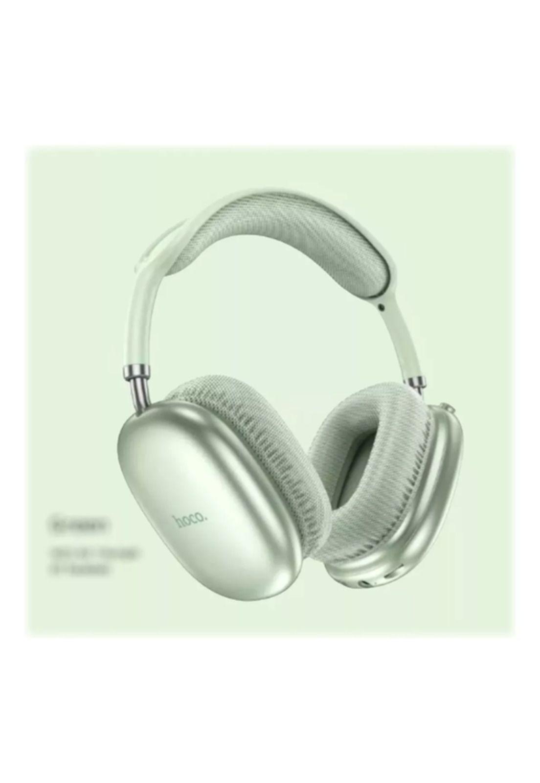 Audífonos Hoco W35 Air 45 horas bluetooth aux blanco-2