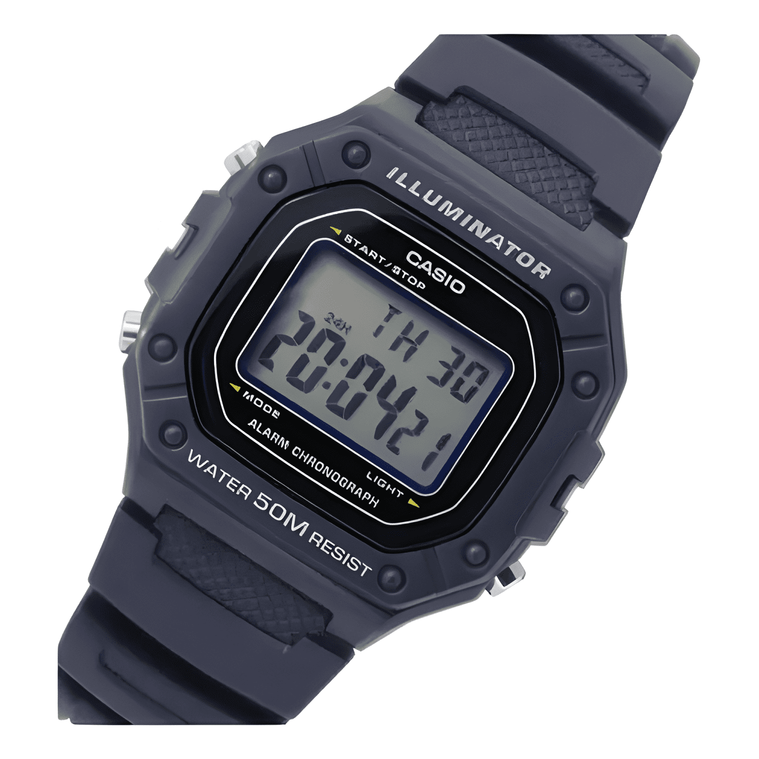 Reloj de pulsera casio youth w-218h-2a correa bisel Azul #2-3