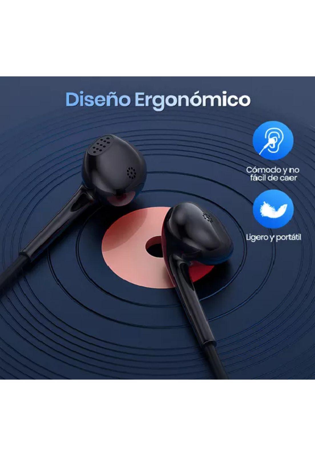 Audífonos manos libres jack 3.5mm 1 hora AUT117 in-ear negro-3