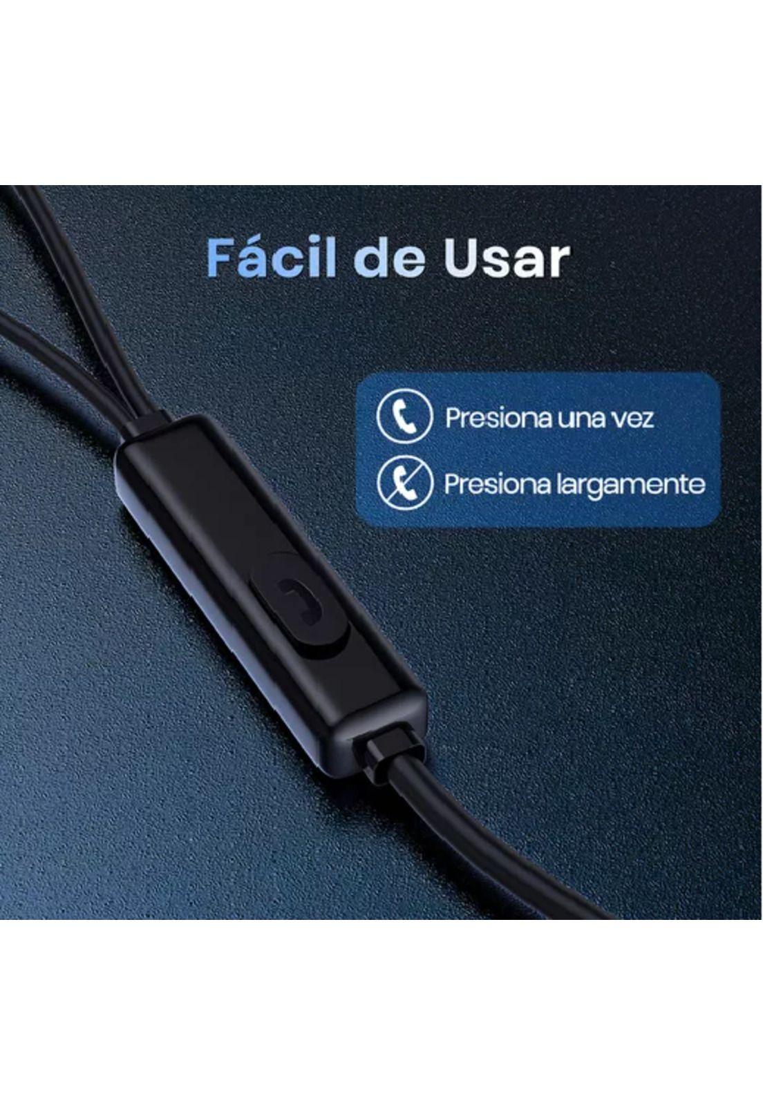 Audífonos manos libres jack 3.5mm 1 hora AUT117 in-ear negro-5