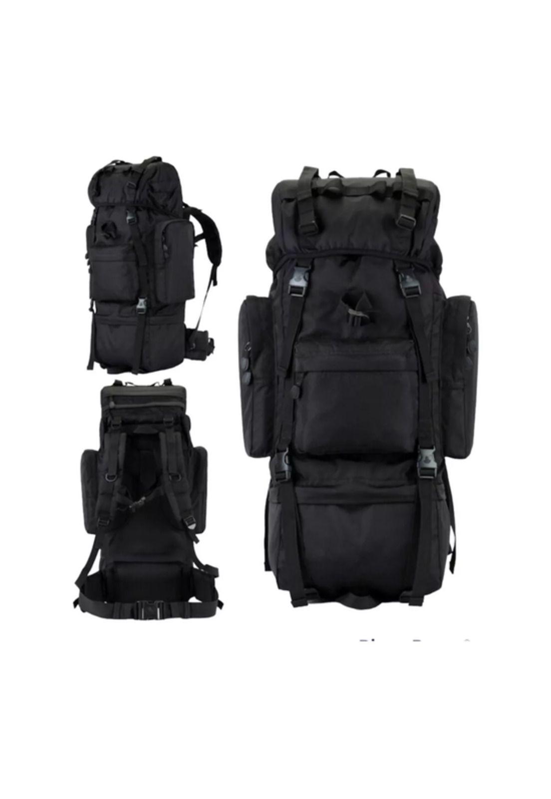 Mochila para campañas militares 100L color negro-3