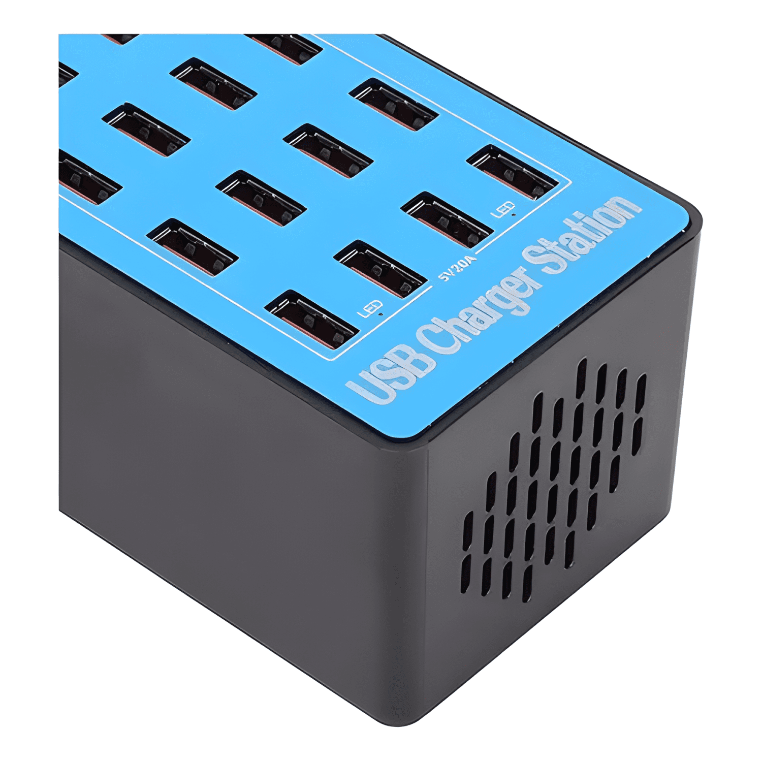 Cargador USB 20 puertos Anwinka 100W 5V carga rápida-3