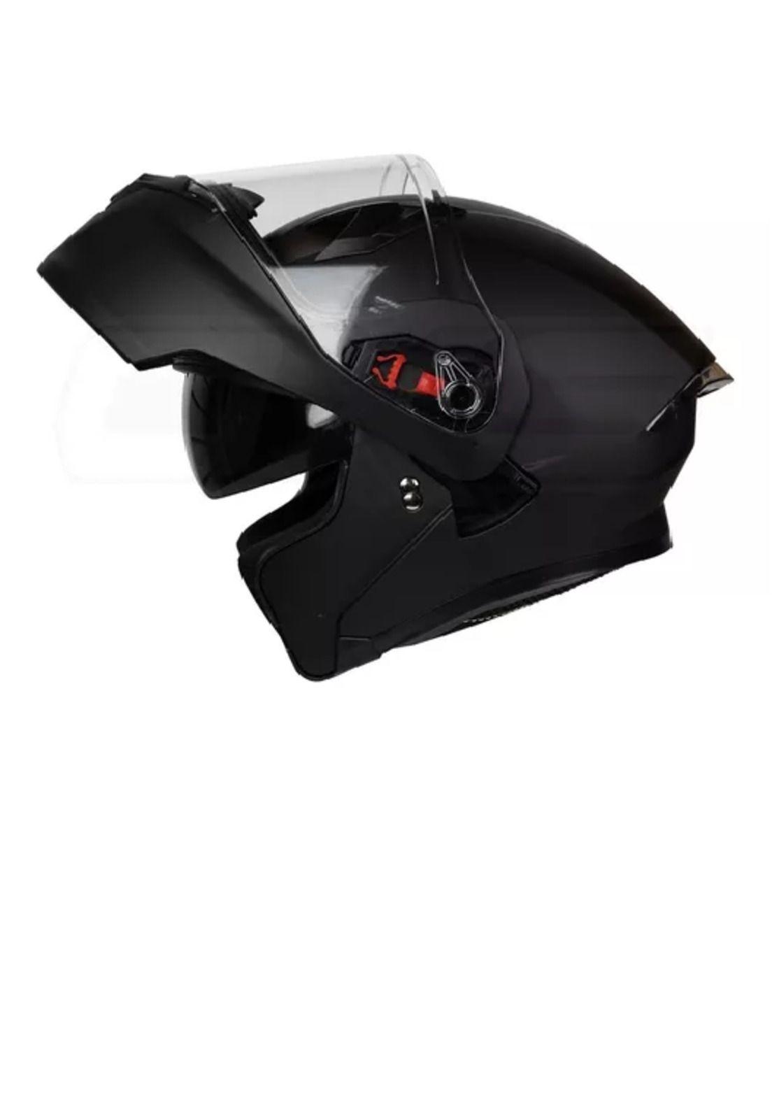 Casco moto Ich 3120 abatible con sun visor, certificación DOT, talla L-1