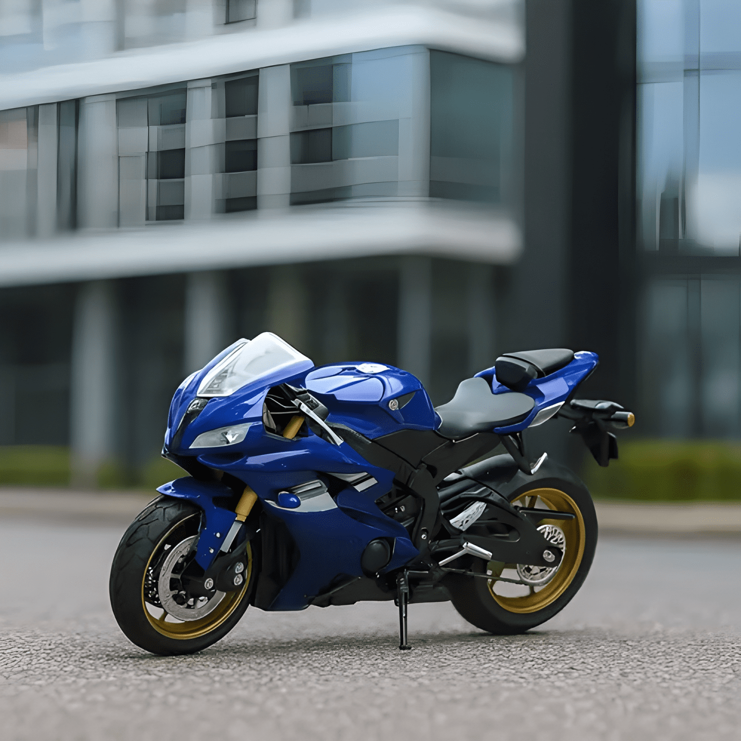 Moto Yamaha YZF-R1 2008 coleccionable-1