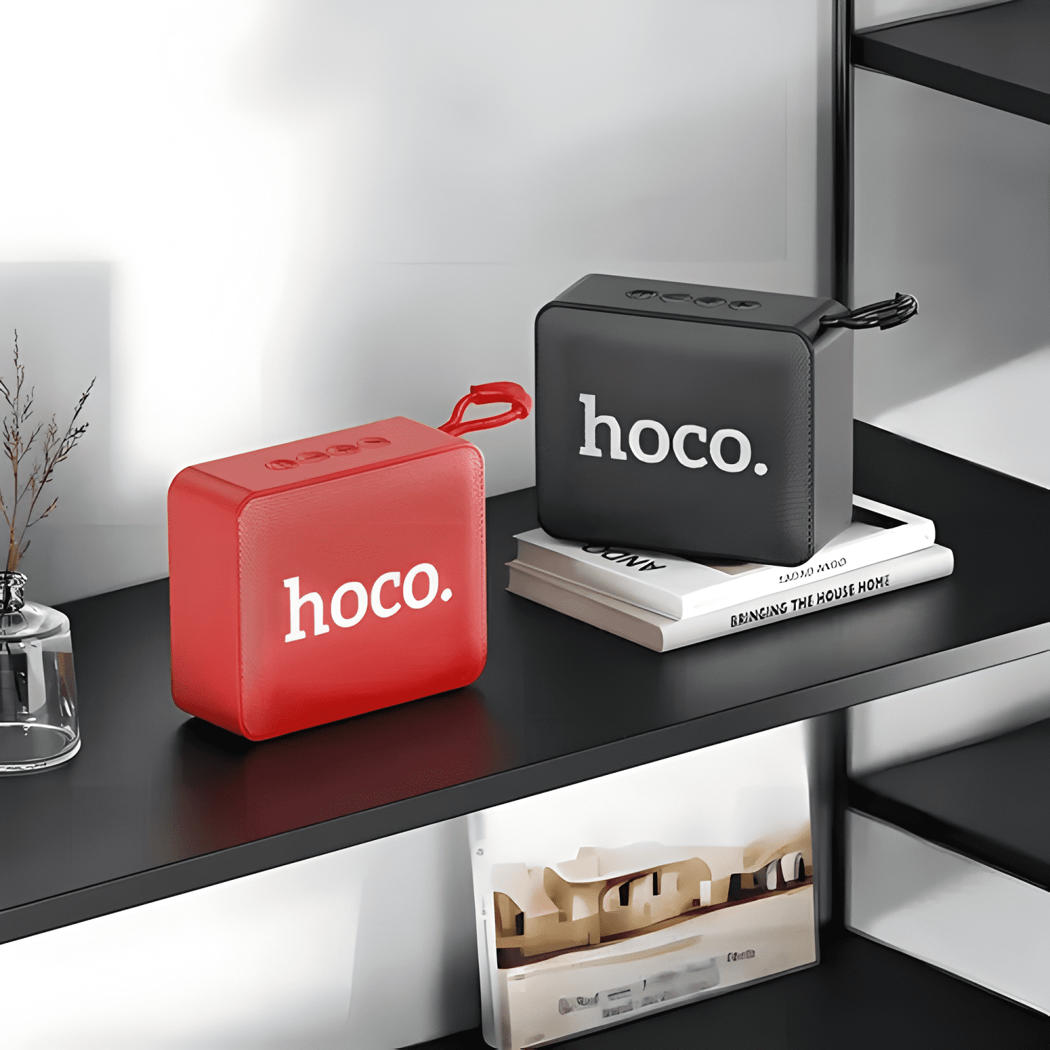 Parlante hoco bs51 bluetooth usb tf fm Negro-3