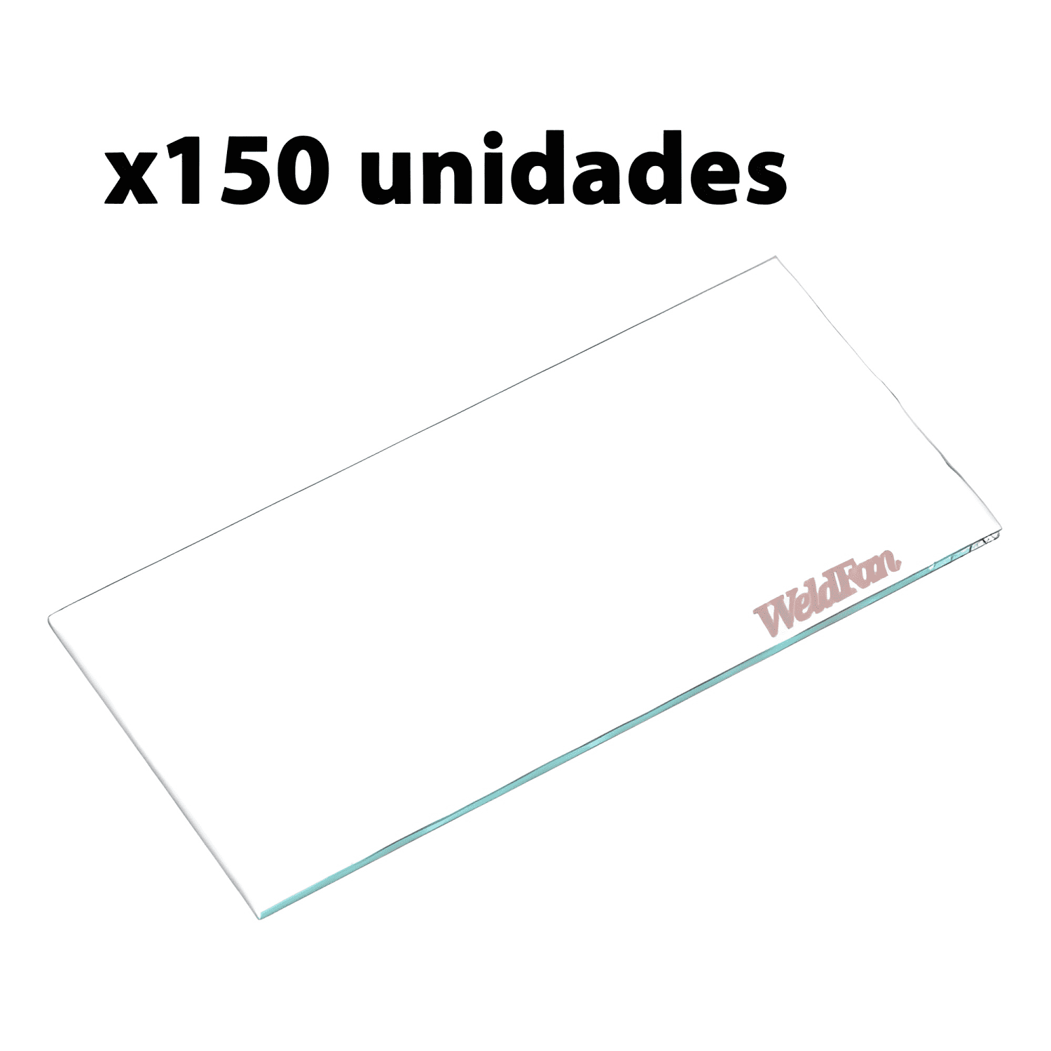 Vidrio transparente para máscara de soldar X150 blanco-2