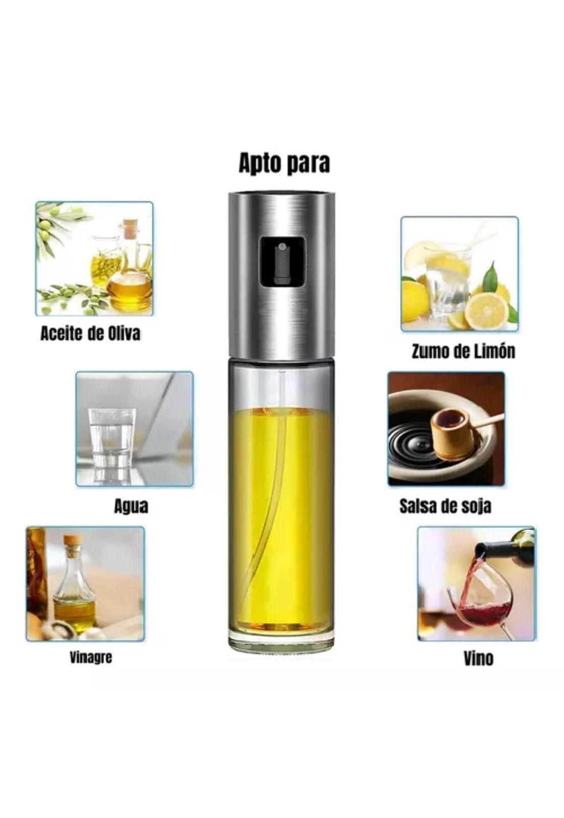 Dispensador spray rociador pulverizador para aceite y vinagre-2