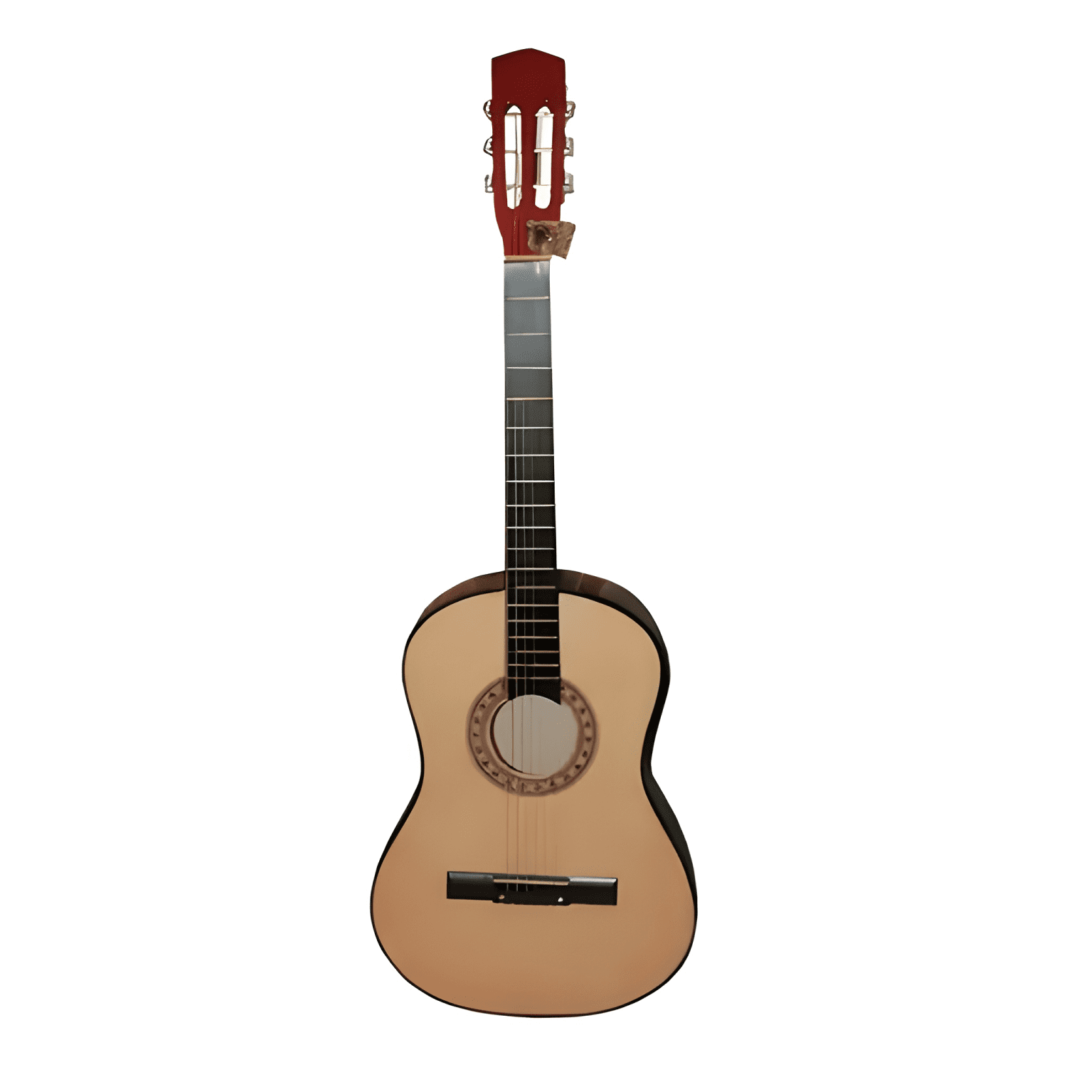 Guitarra de madera clasica de juguete pequeña 64 cm niños-0