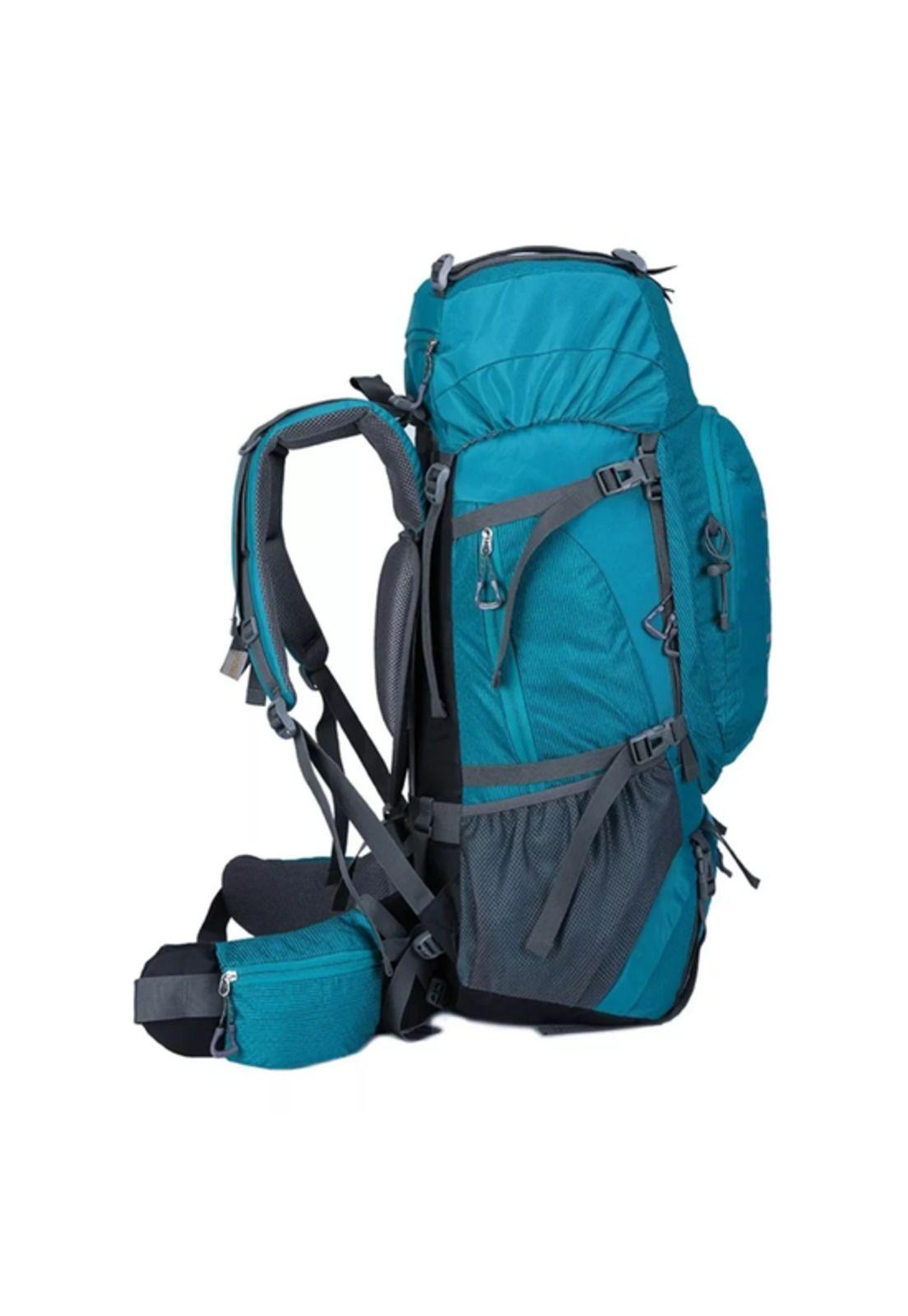 Mochila impermeable 60L color azul-2