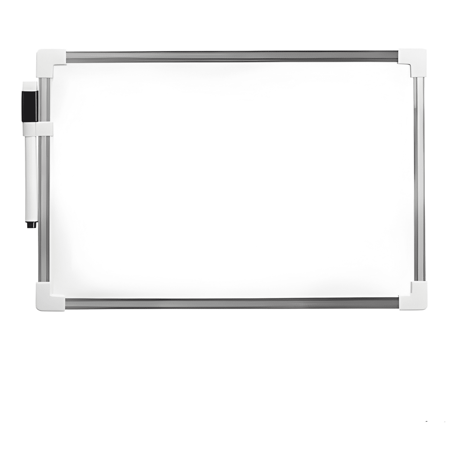 Pizarra doble cara acrílica borde aluminio plumon borrador-0