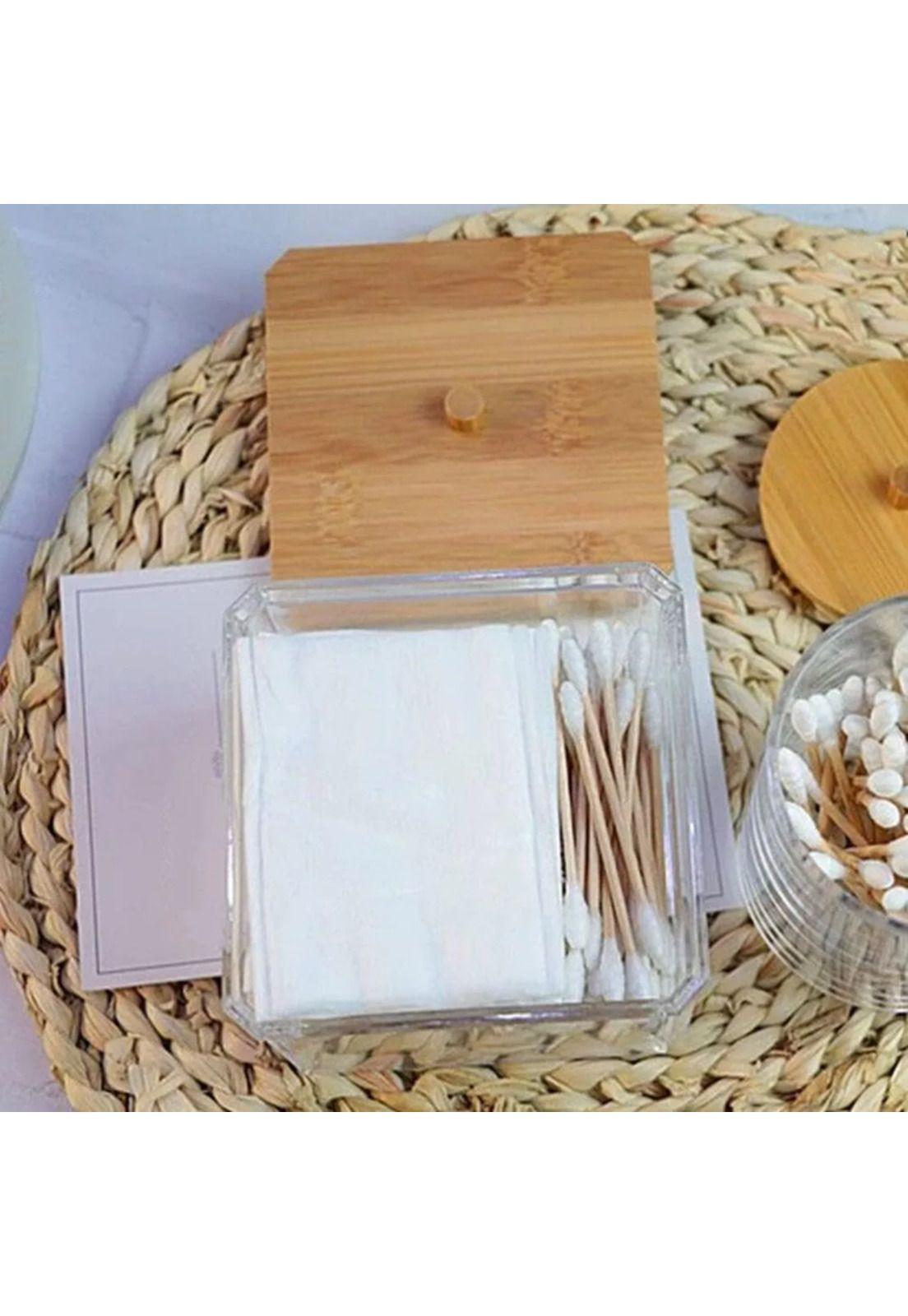 Caja organizador cosméticos acrílico con tapa transparente-4