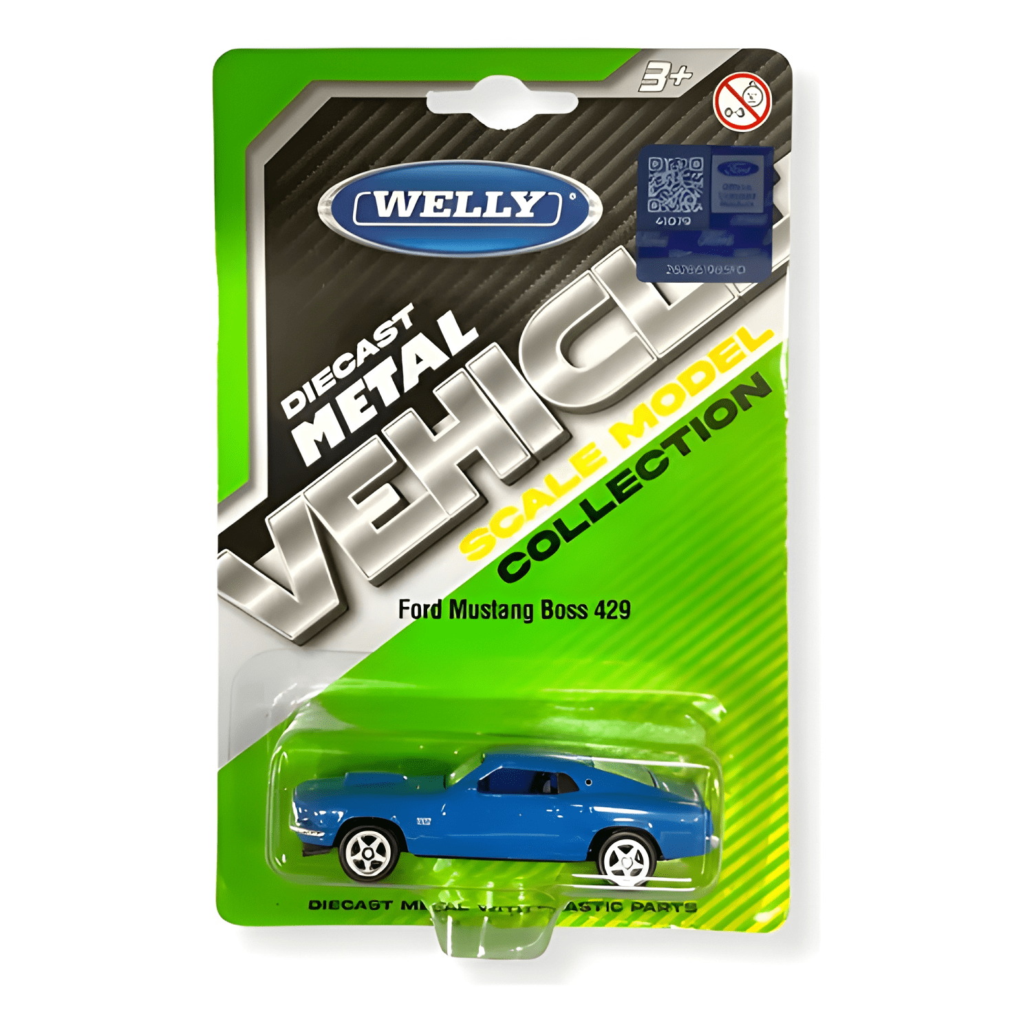 Auto Ford Mustang Boss 429 1969 a escala de metal-0