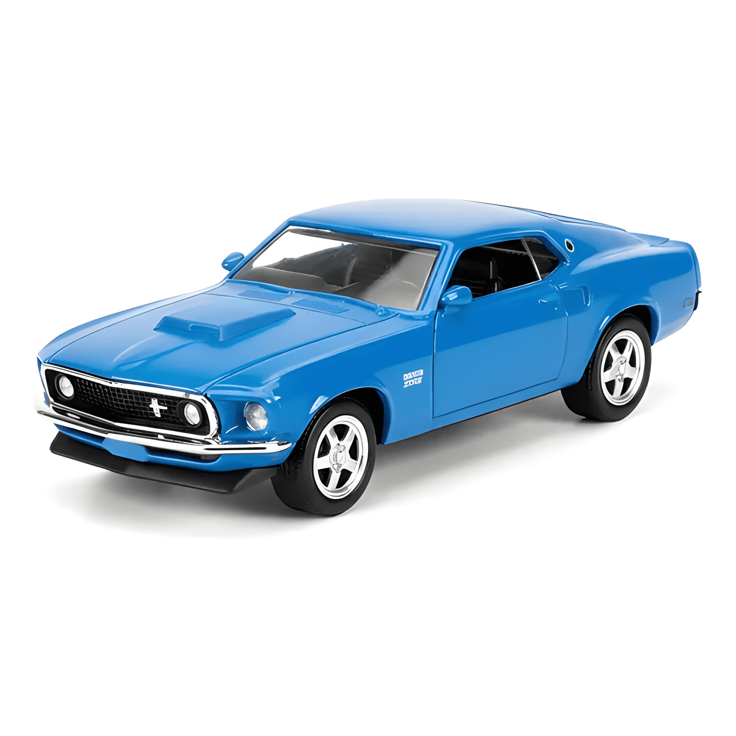 Auto Ford Mustang Boss 429 1969 a escala de metal-1
