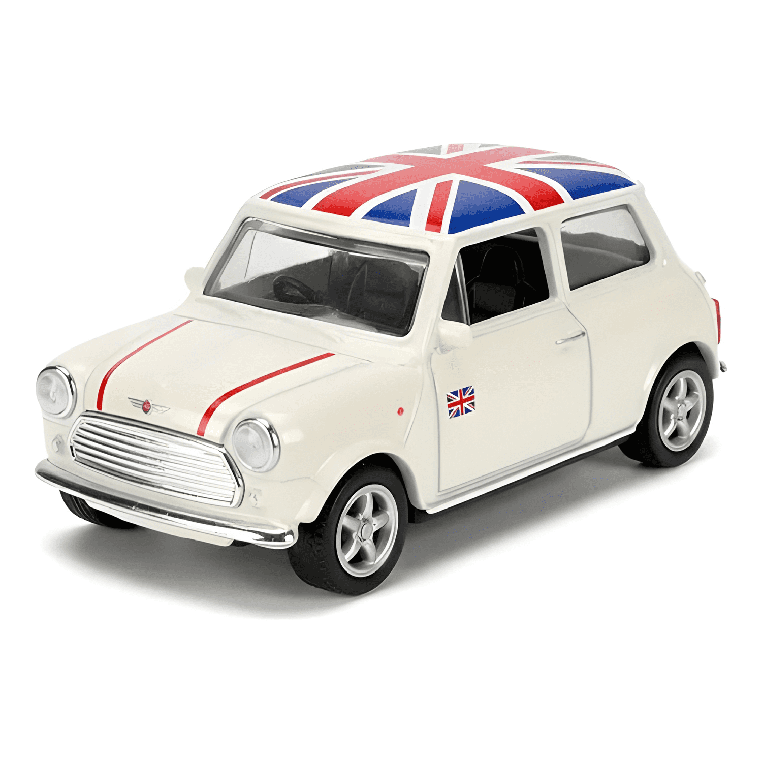 Auto Mini Cooper 1300 UK Flag escala 1:60-0