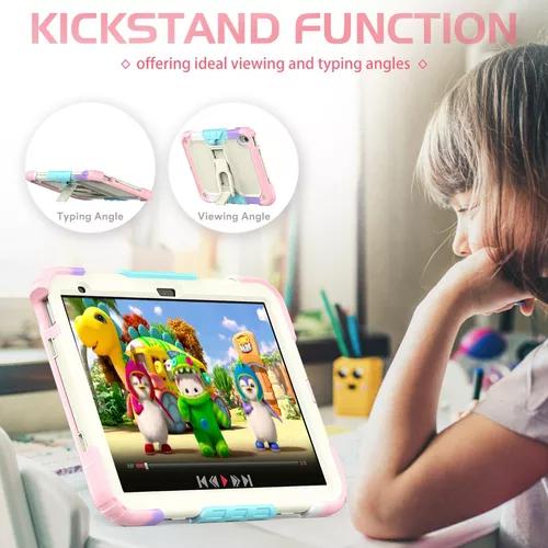 Mica y funda para iPad 10ª generación 109 color rosa protector-5