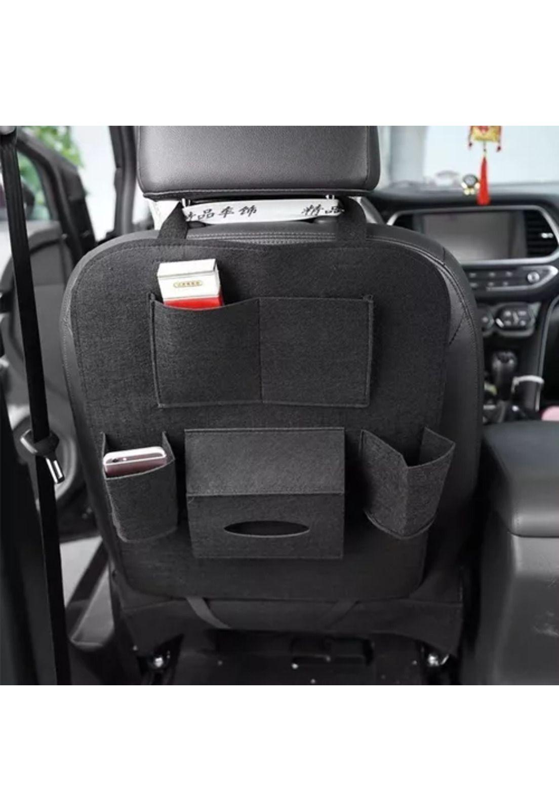 Organizador bolso para asiento de auto, color negro-3