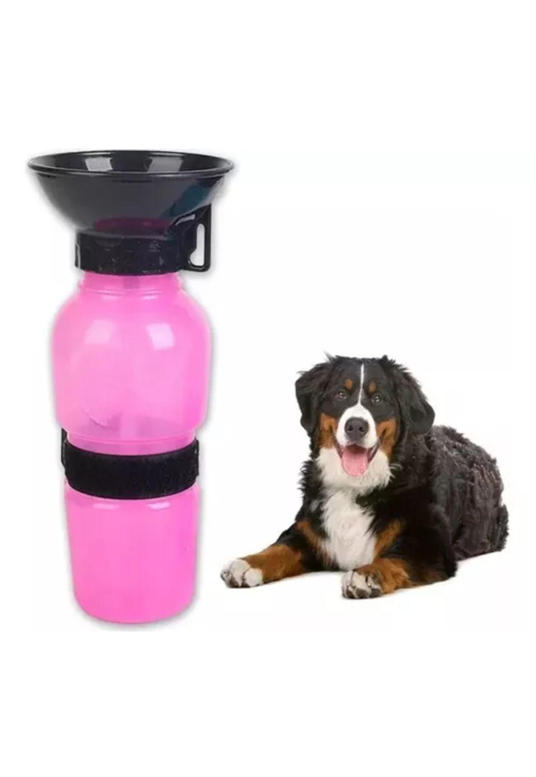 Botella de agua para mascotas, 500 ml, color azul-2
