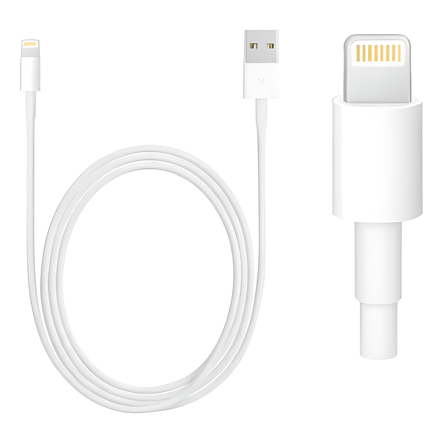 Cable USB carga rápida para iphone lightning 1mt-0
