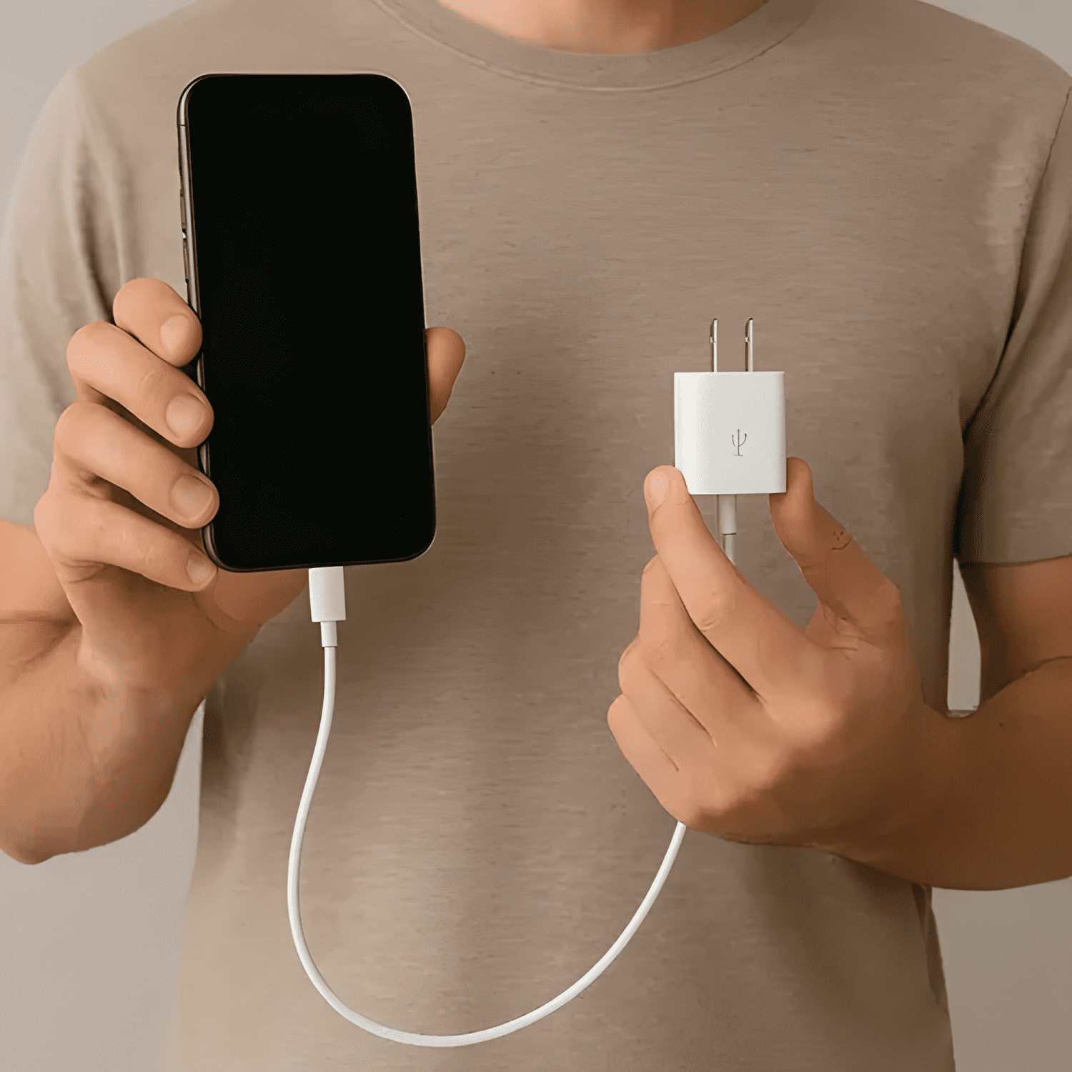 Cable USB carga rápida para iphone lightning 1mt-2
