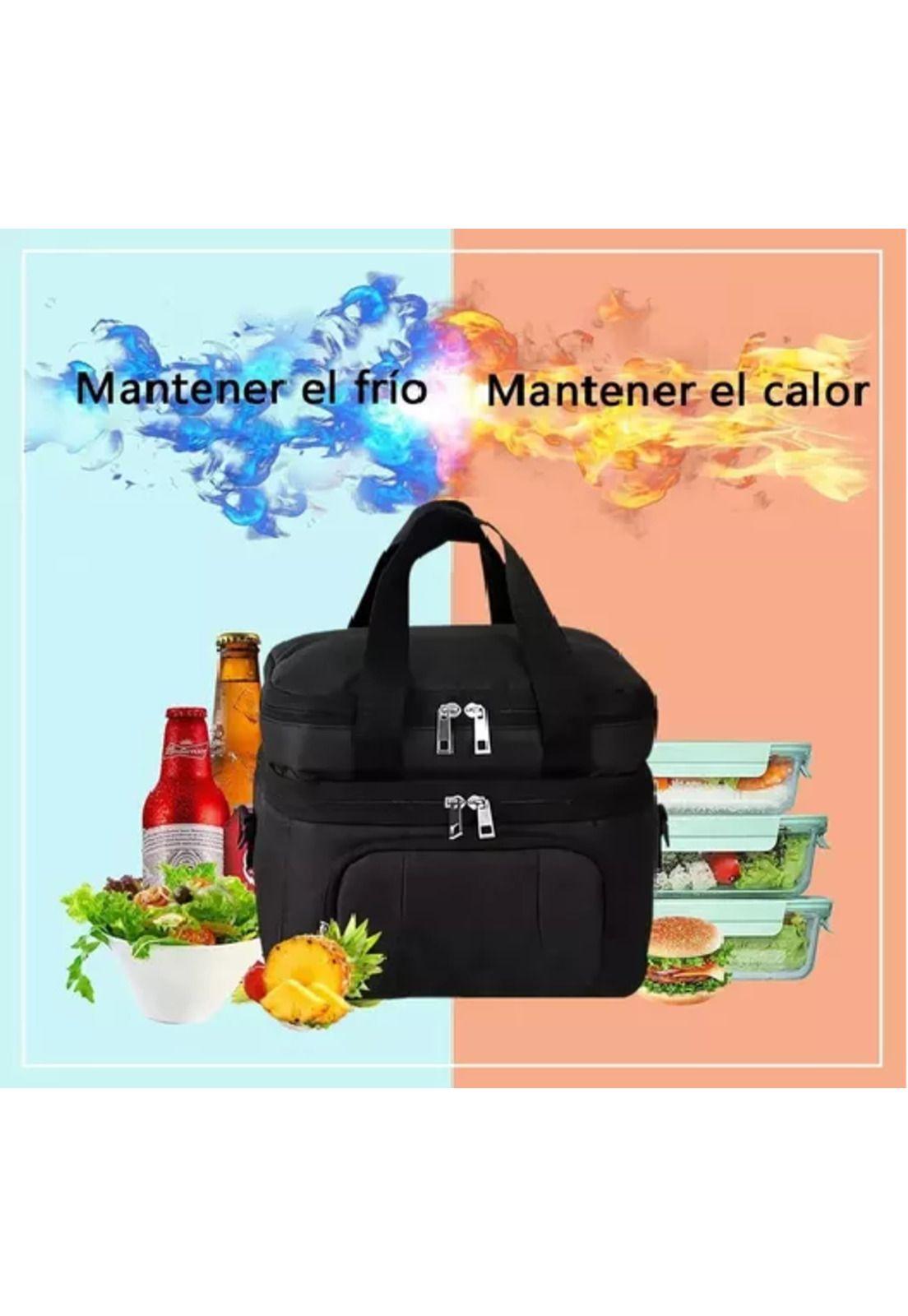 Lonchera escolar impermeable 10 L gran capacidad y bandolera-3