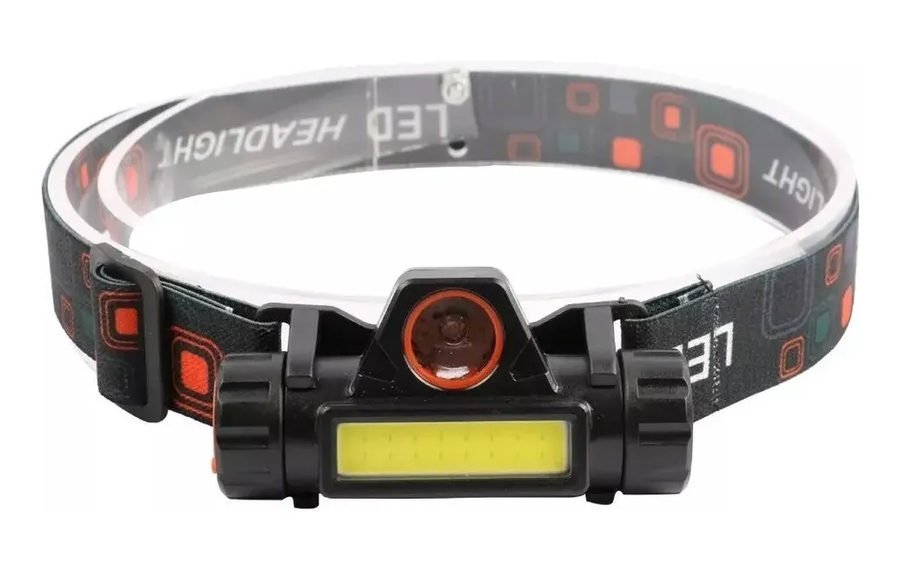 Linterna Cabeza Usb Led Cintillo Ciclismo Outdoor Trekking Luz Led Cob Recargable-0