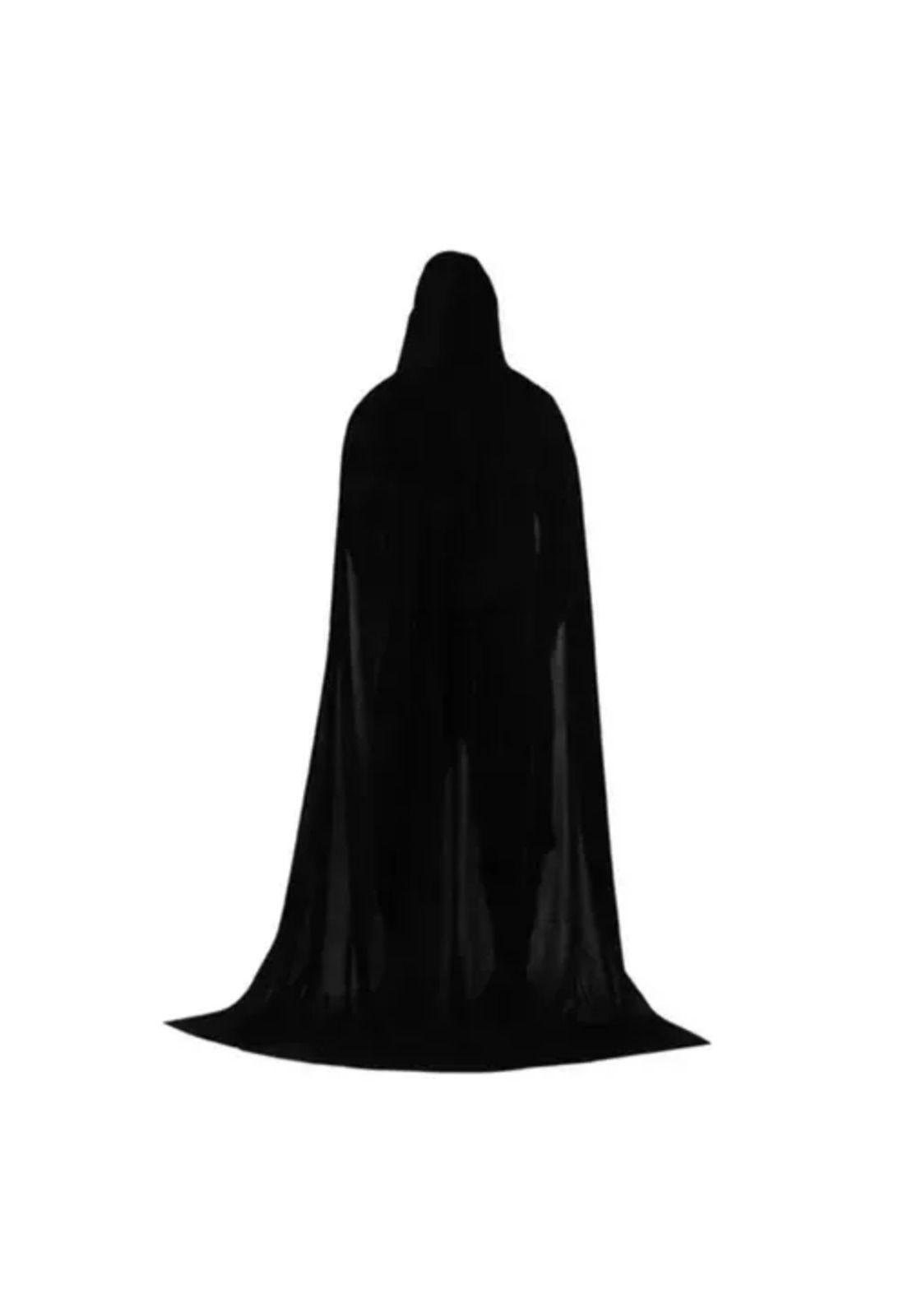 Capa con capucha para Halloween, disfraz unisex para Noche de Brujas-2